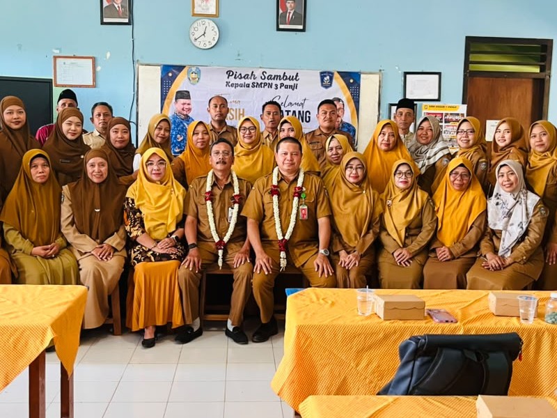 🎓🤝 PISAH SAMBUT KEPALA SMP NEGERI 3 PANJI 🤝🎓